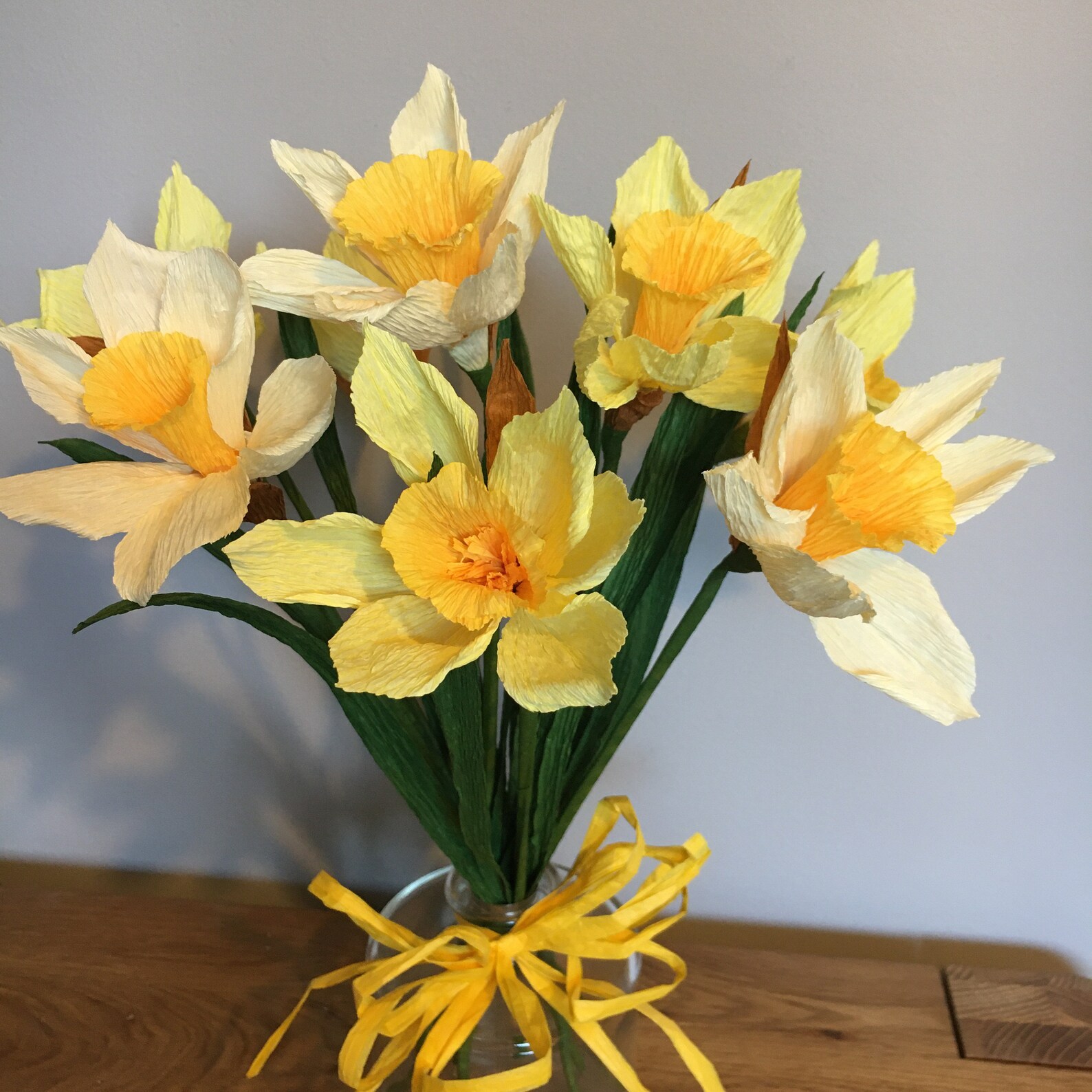 Paper Daffodils Etsy