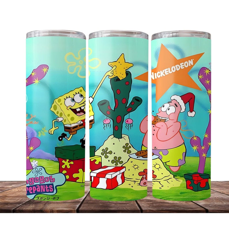 20 Spongebob Tumbler Wrap Bundle Instant Download 20oz Etsy