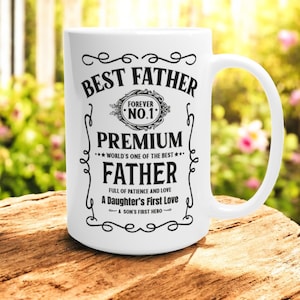 Funny Dad Mug, Custom Gag Gift for Father&#39;s Day, Humorous Dad Coffee Cup, Unique Gift for Dad, Birthday Mug 15oz