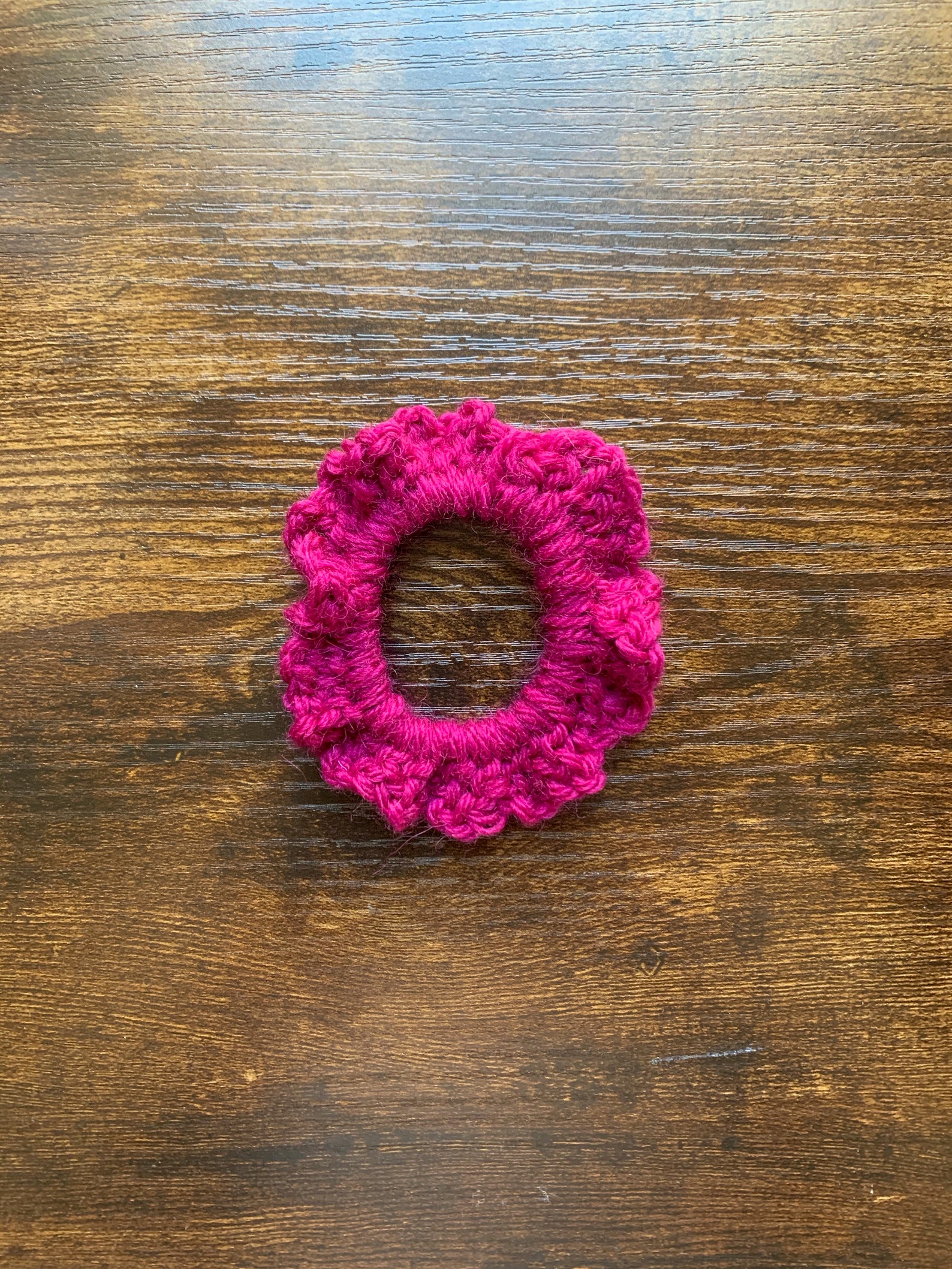 Handmade Crocheted Flower Hairtie Scrunchie Etsy
