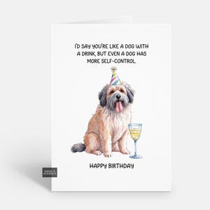 Tarjeta de cumpleaños divertida y grosera para él o ella, tarjeta de felicitación de broma para hombres o mujeres adultos