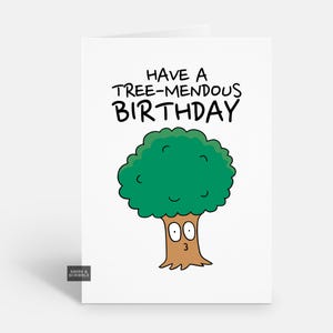 Carte d'anniversaire drôle de jeu de mots pour lui ou elle, carte de voeux de plaisanterie pour les hommes ou les femmes adultes