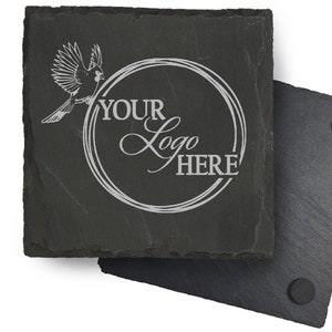 Custom Slate Coasters, Personalized