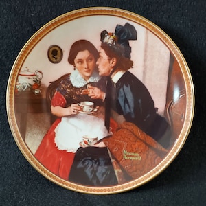 Norman Rockwell&#39;s &quot;Gossiping in the Alcove&quot;