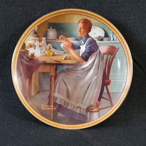 Norman Rockwell&#39;s &quot;Working in the Kitchen&quot;