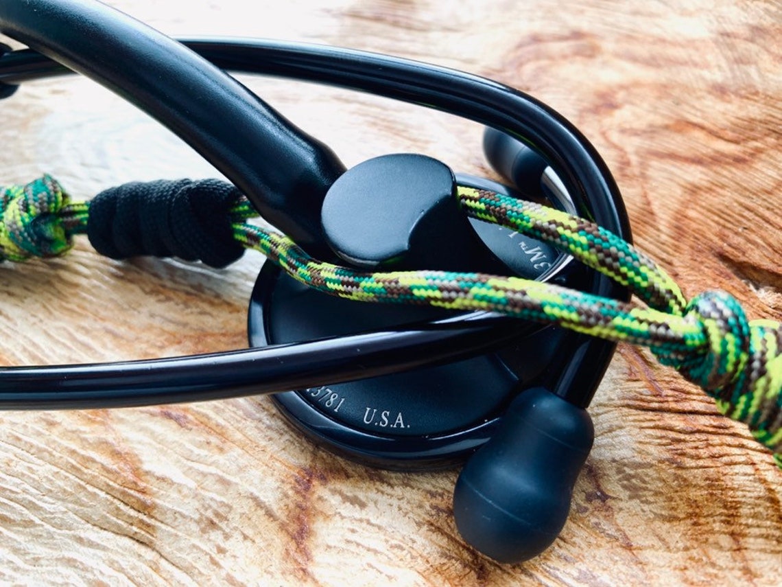 Stethoscope Holder Clip Paracord With Carabiner Etsy
