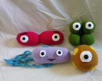 Bacteria Buddies: Crochet pattern