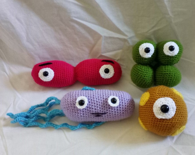 Bacteria Buddies: Crochet Pattern Etsy