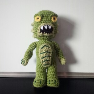 Crochet pattern; &#39;The creature from the black lagoon&#39;