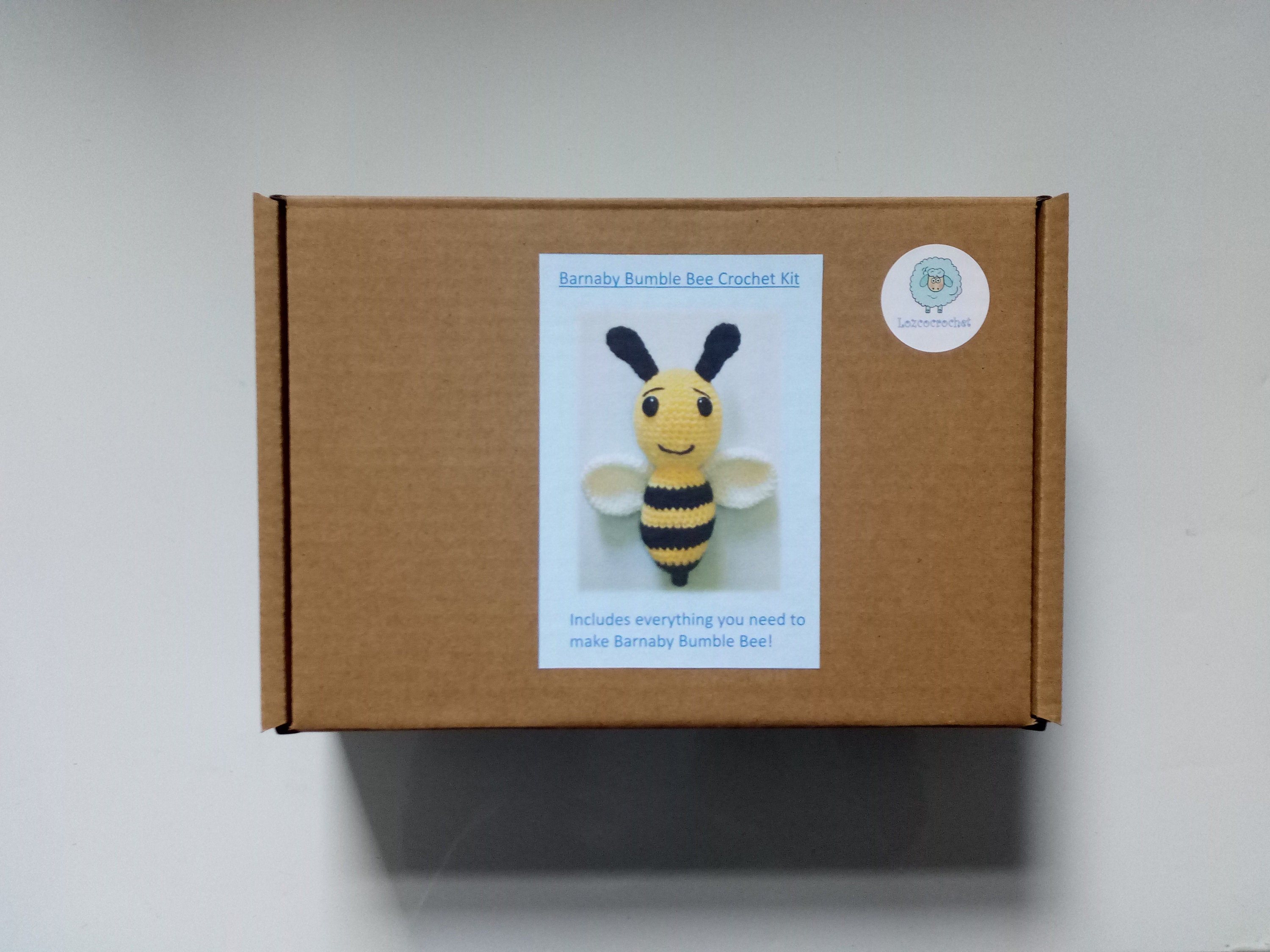 Make your own 'Barnaby Bumble Bee' Crochet Kit Etsy