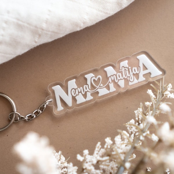 MAMA keychain with kids name, mom keychain, customized mom keychain, Mother’s Day gift, custom gift for mom, gifts for mom, gifts for her