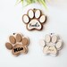 1 Dog Paw Ornament , Personalized, Christmas Ornament, Dog Paw, Ornament, Laser Cut, Wood, Handmade, Your Dogs Name, Dog Ornament, Christmas 