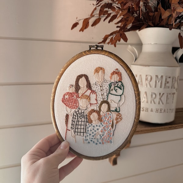 Custom Embroidery Portrait