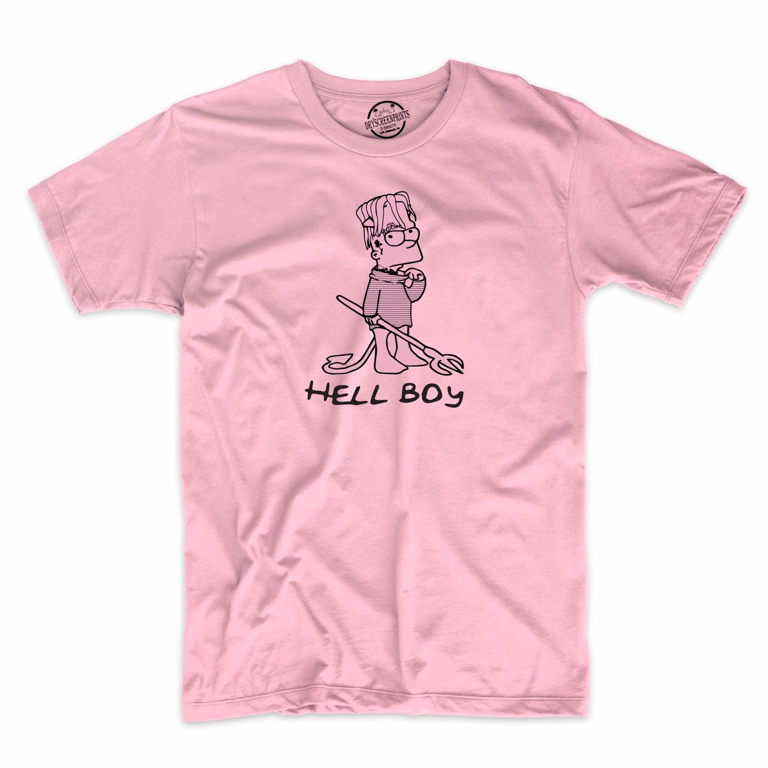 I remade the New Jersey Devils Hellboy shirt that Peep wore on the album  cover :) : r/LilPeep