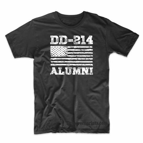 DD-214 Alumni Military Veterans Tee