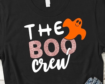 The Boo Crew svg, Halloween Svg, Halloween Shirt svg, Ghost svg, Halloween Onesie svg, Halloween Family Shirt Svg