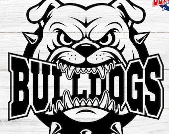 Bulldogs svg, Bulldog Head Svg, Bulldogs T-shirt, High School, Bulldogs School spirit, Bulldogs Cheer Mom Bulldogs Cheerleading