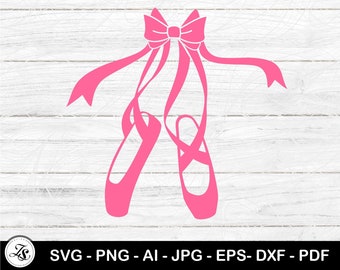Ballet Shoes Svg, Simple Ballet Shoes, Ballerina Svg, ballerina slippers, ballet cricut, Ballet shoes clipart for Cricut and Silhouette