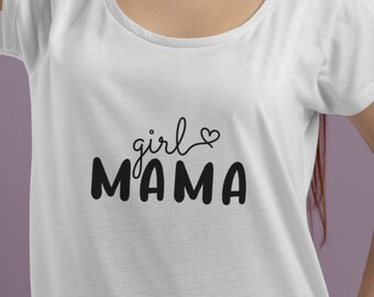 Girl Mama SVG, Girl Mama Png, Mom PNG, Mom Of Girls svg, Mother's Day svg, Girl Mom Shirt Svg for Cricut, Sublimation and Silhouette