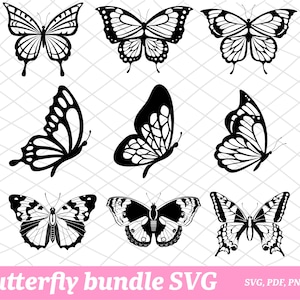Schmetterling SVG Cricut Schmetterling Schnittdateien Schmetterling svg Schmetterling Vektor Schmetterling svg Dateien für Cricut & Silhouette
