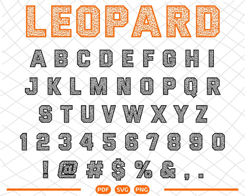 Download Leopard Font Svg Leopard Font Pdf Leopard Font Png Leopard Alphabet Svg Leopard Letters Svg Leopard Svg Animal Font Svg For Cricut Clip Art Art Collectibles Kromasol Com