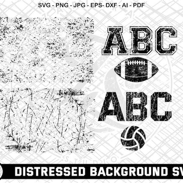 DISTRESSED BACKGROUND SVG, Distressed Svg, Grunge pattern svg, Grunge background svg, Distressed texture svg for Cricut and Silhouette