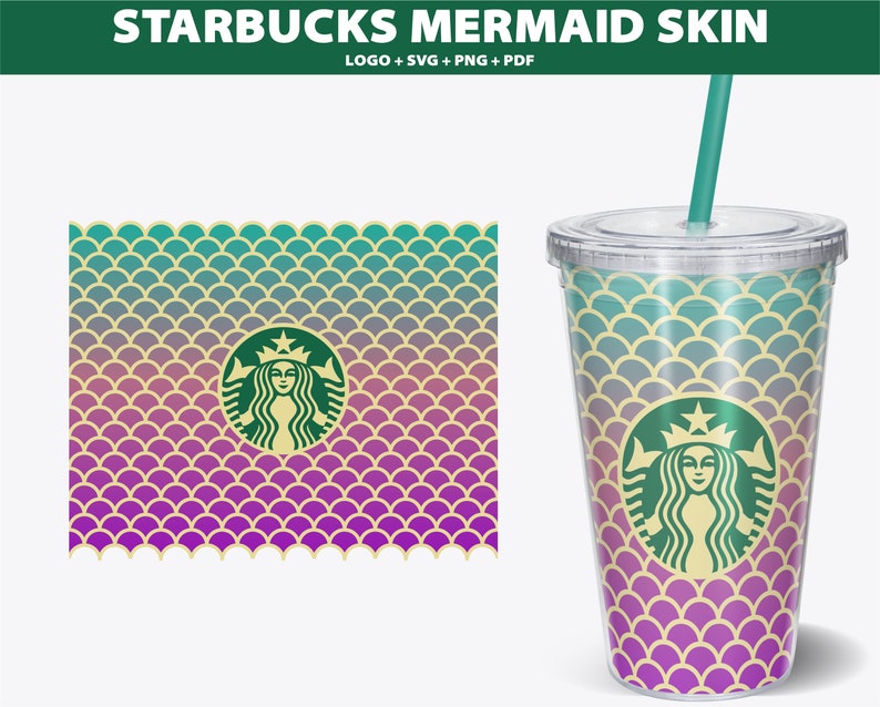 Free Free 157 Mermaid Cup Wrap Svg SVG PNG EPS DXF File