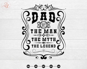 Father's Day SVG, Dad SVG, Best Dad, Daddy Svg, Whiskey Label, Happy Fathers Day, Cut File for Cricut and Silhouette Iron on Vinyl