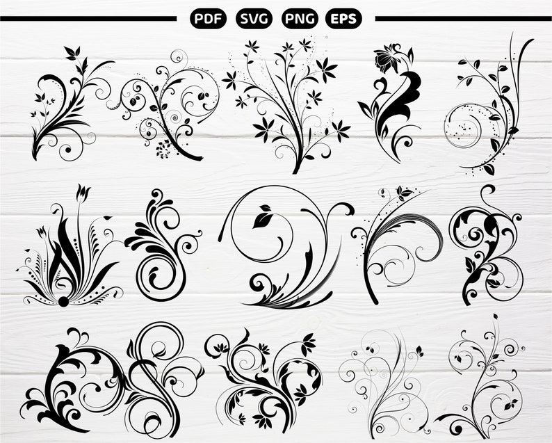 Download Decorative Ornaments SVG Decorative Vine Ornaments Vine ...