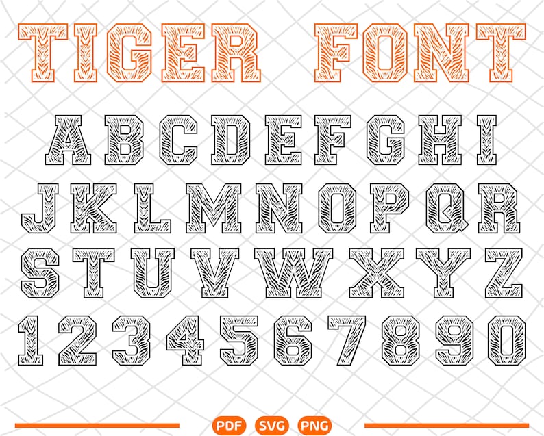 Tiger Font Svg Tiger Skin Font Animal Alphabet Svg Animal Letter Svg Tiger Pattern Svg Alphabet Cut Files For Cricut Tiger Skin Alphabet Svg Visual Arts Craft Supplies Tools Igstexpart Ir