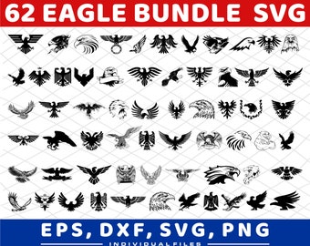 Eagle SVG, Bald Eagle SVG, Eagle Clipart, Bald Eagle Cut Files For Silhouette, Files for Cricut, American eagle, American symbol,