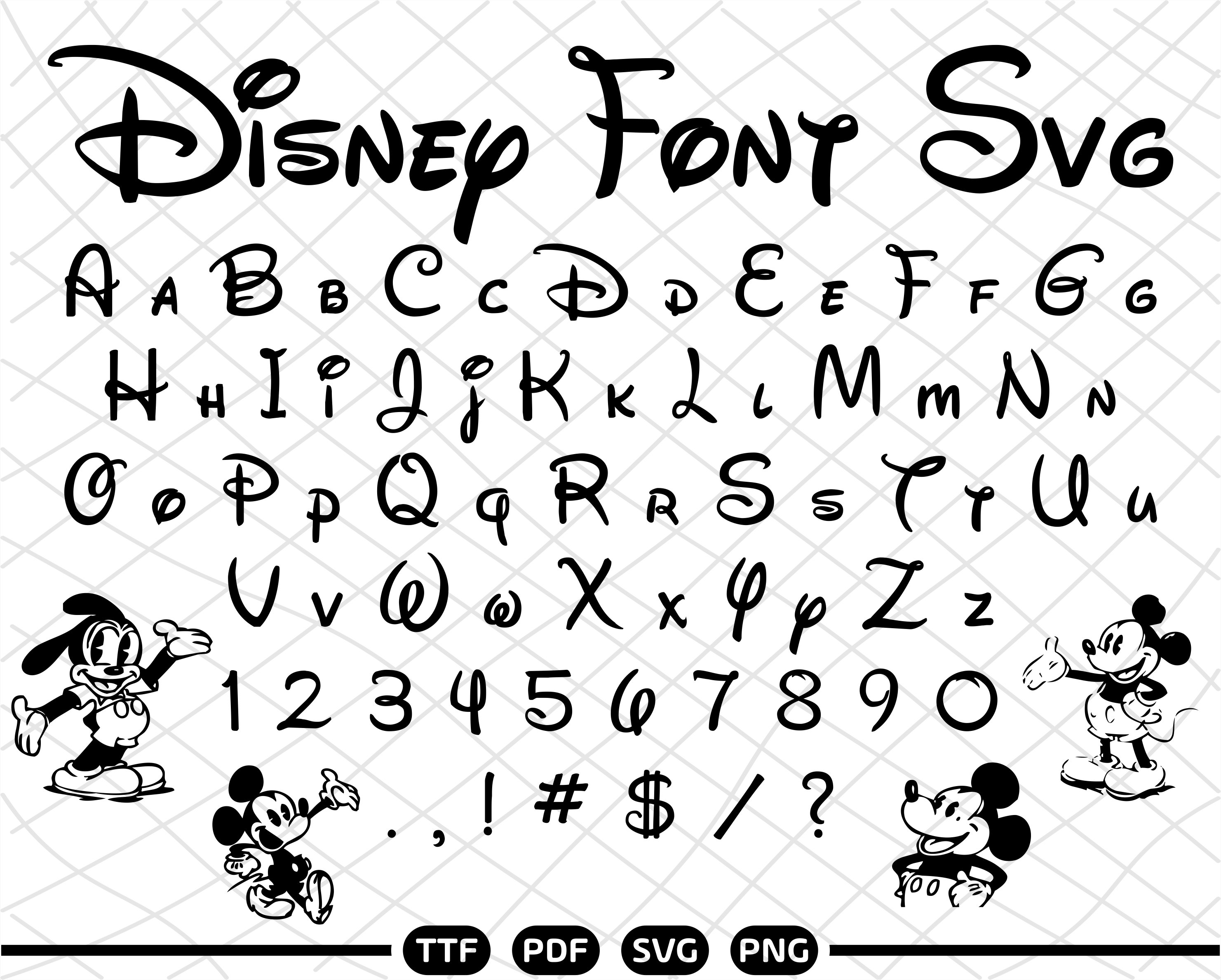 Disney fonts for mac