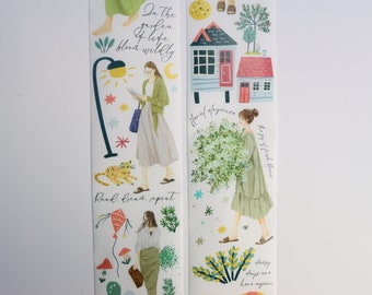 Cool Girls Washi Tape - Travelers Washi Tape - Amsterdam Washi Tape - Nastro decorativo floreale per ragazze