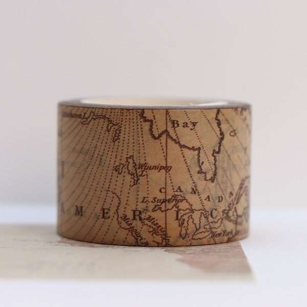 Map Washi Tape - Etsy