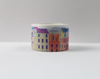 Pianificatore di case colorate Washi: nastro adesivo per case bellissime, nastro adesivo Washi per case grandi, città degli album