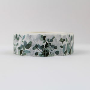 Eucalyptus leaves Washi Tape- Plants Washi Tape- Botanical Masking Tape- Journal Deco- Nature Washi Tape