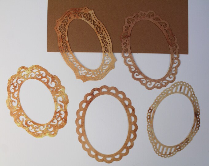 Die Cut Frames Set Vintage Frame Bordervintage Paper Ephemera Journal