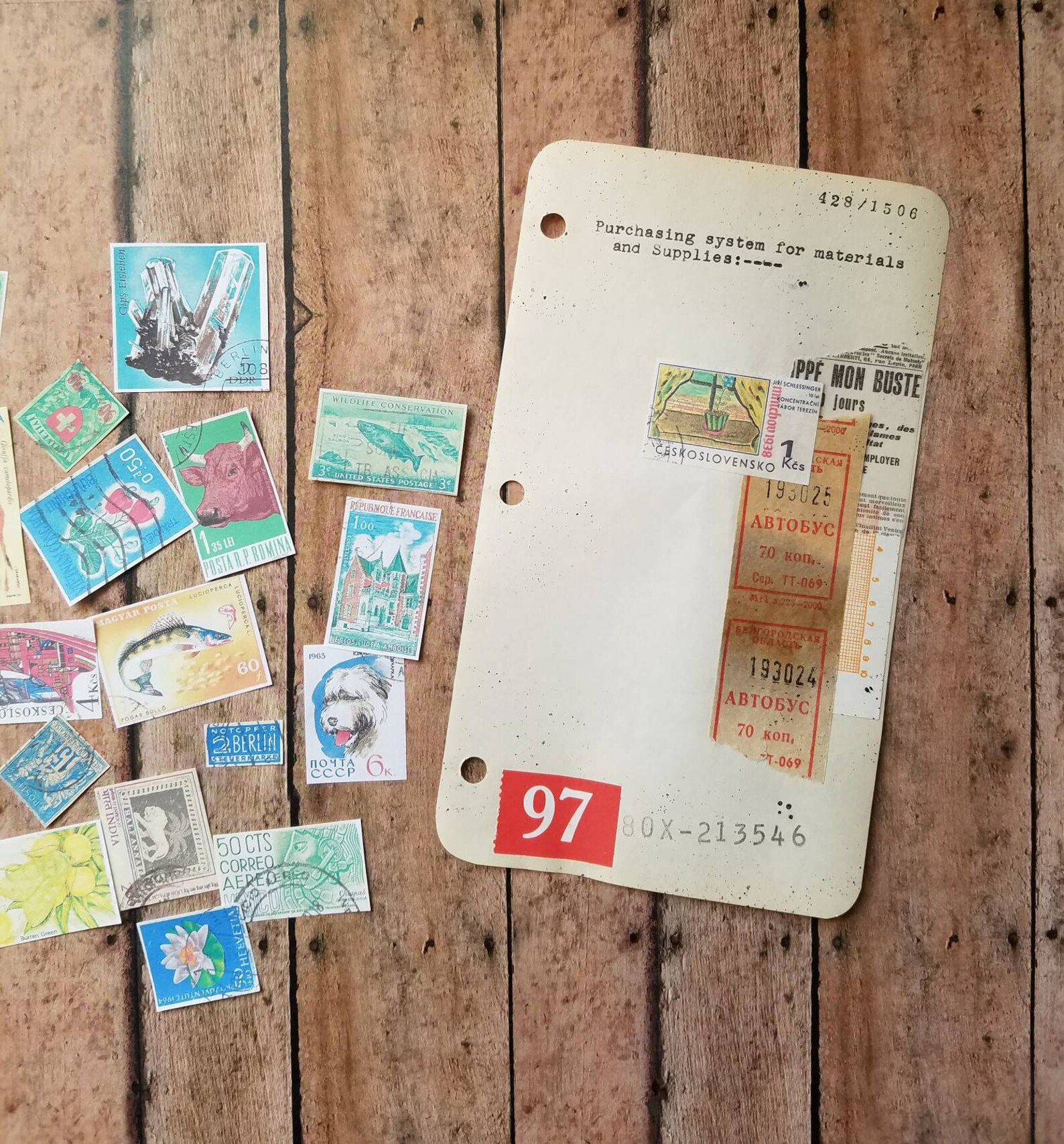 Postage stamp stickers Etsy