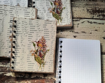 Vintage Gregg Shorthand Graph Notebook: Handmade 1940s Cover