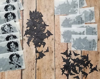 Esquinas negras para fotografías, esquinas decorativas