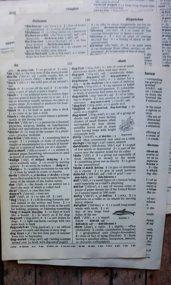 Elementary Dictionary Page