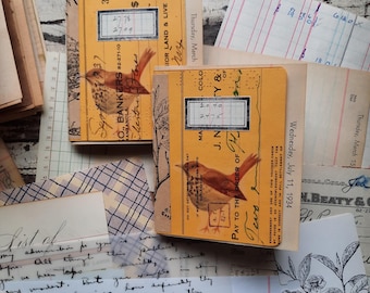 Junk journal; mini junk journal, vintage