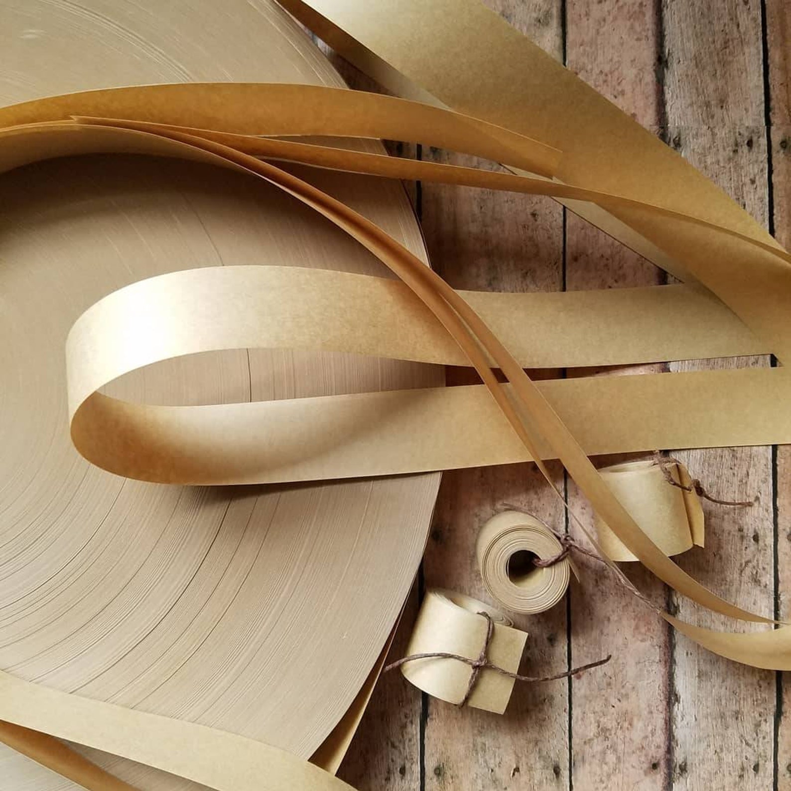 Kraft Paper Mini Roll German Kraft Paper Belly Band Etsy