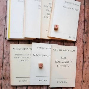 German books: German language, journaling, mixed media