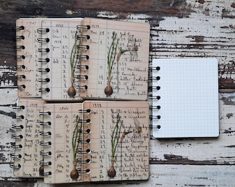 Ledger notebook; vintage, mini