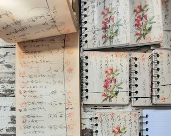 Japanese ledger notepad; Daifukucho, bookkeeping