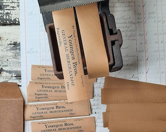 Cinta de papel vintage, cinta publicitaria, para diario