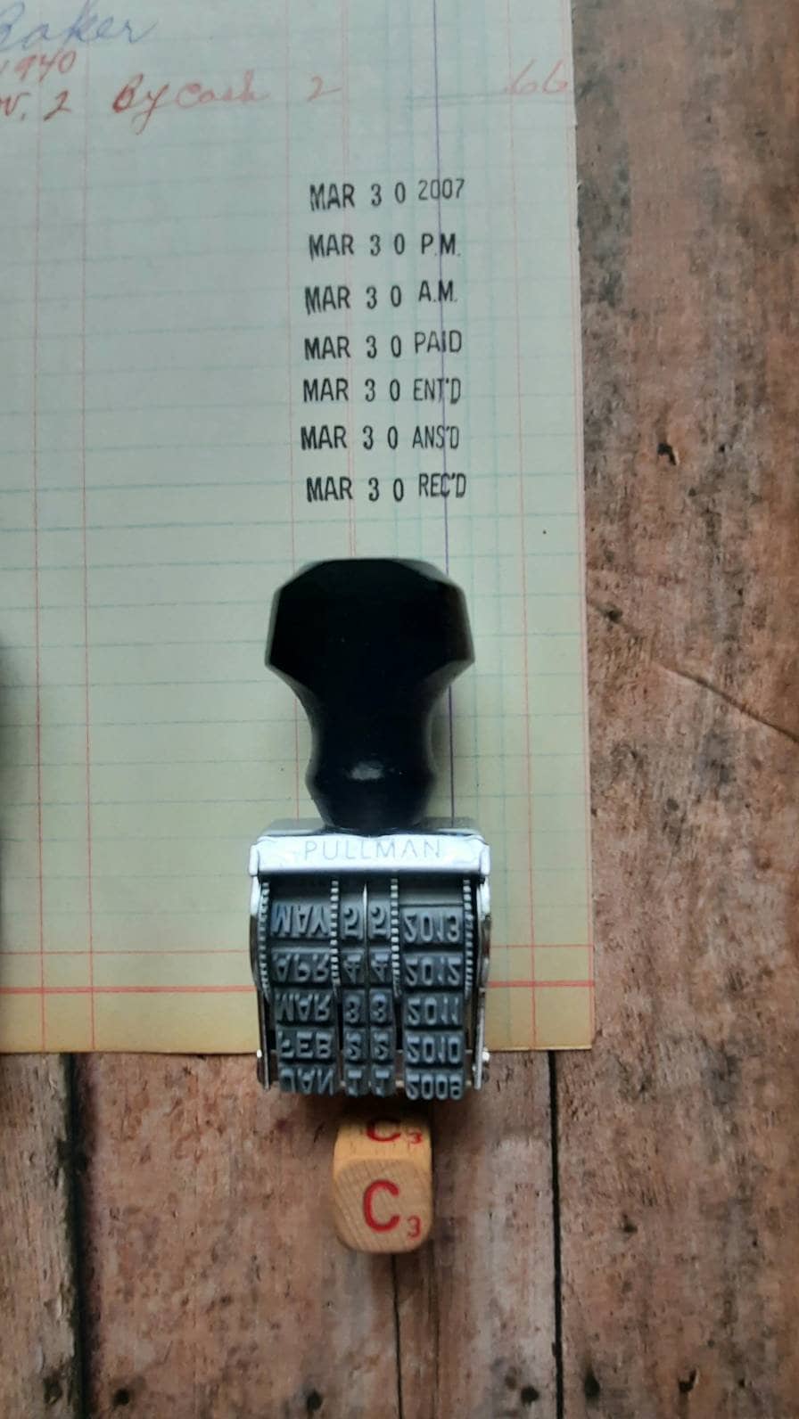 Vintage Pullman Dater Stamps Journal Artmixed Media Etsy