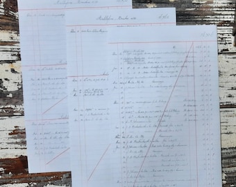 Ledger Pages:1939, journaling, collage, paper art