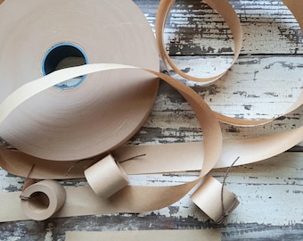 Mini rollo de papel kraft: faja alemana, envoltura decorativa